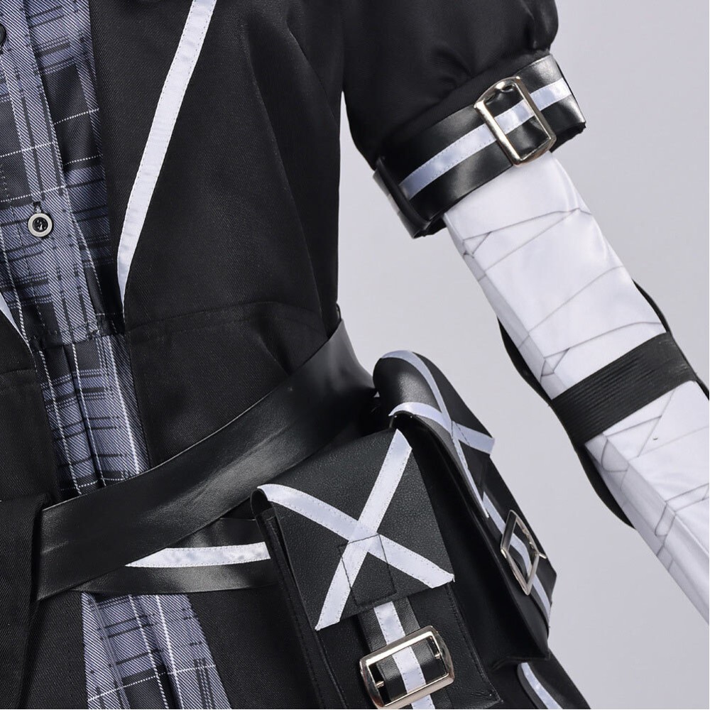 Costume de cosplay de la sorcière Magical Girl Tachibana Sherry en uniforme noir pour Halloween et carnaval
