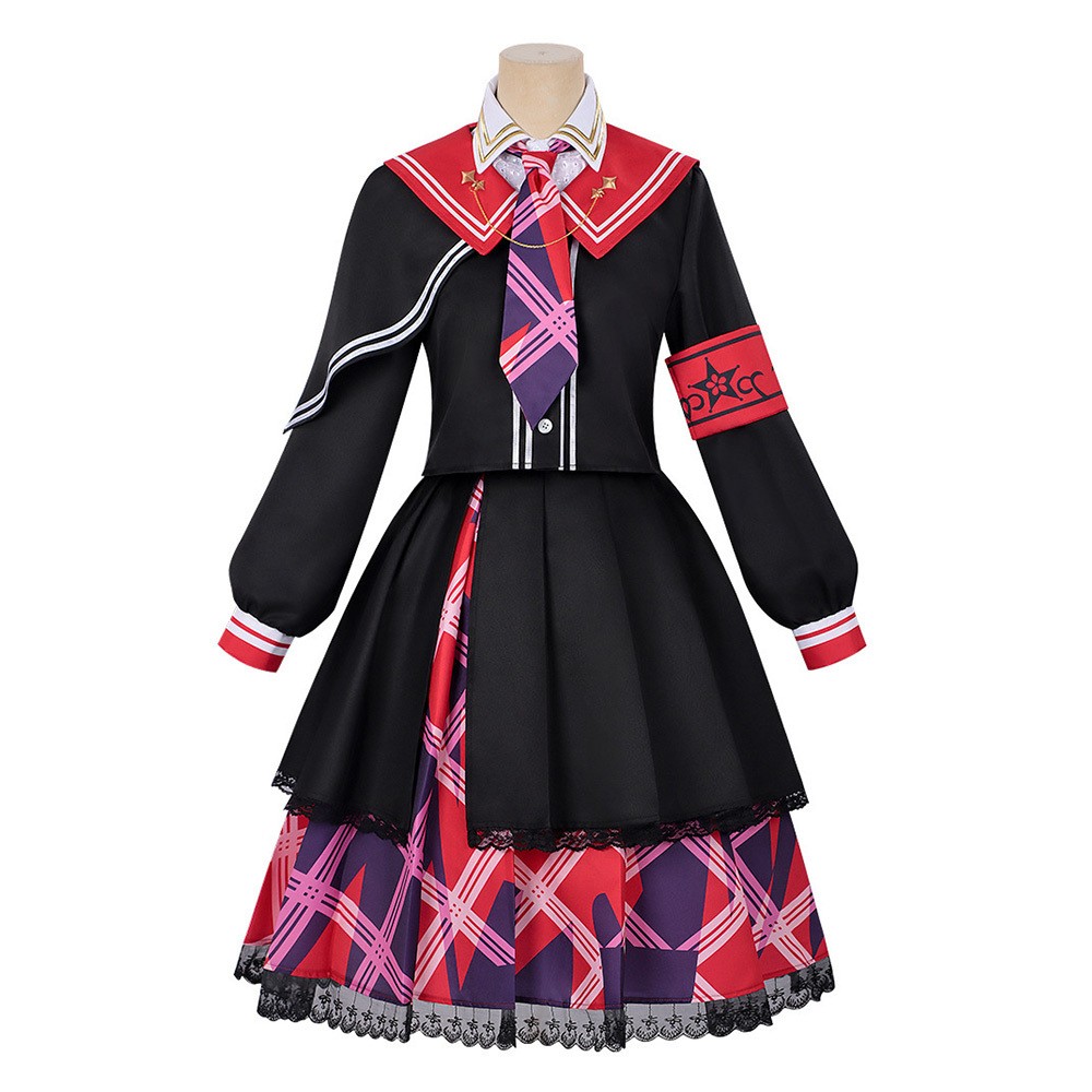 Costume de cosplay de femme Nikaidou Hiro pour les procès de sorcières de Magical Girl, tenue de carnaval d'Halloween