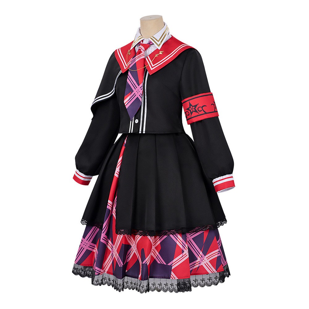 Costume de cosplay de femme Nikaidou Hiro pour les procès de sorcières de Magical Girl, tenue de carnaval d'Halloween