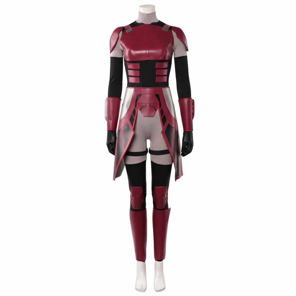 Luke Castellan Women Red Cosplay Costume Halloween Carnival Outfit