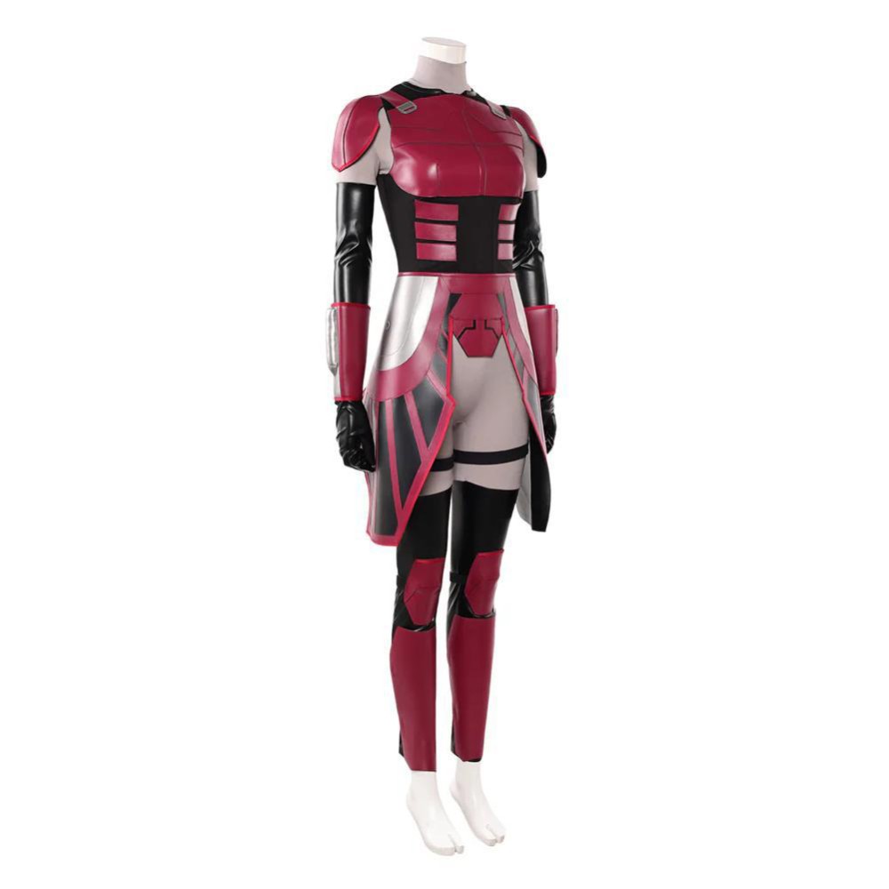 Luke Castellan Women Red Cosplay Costume Halloween Carnival Outfit