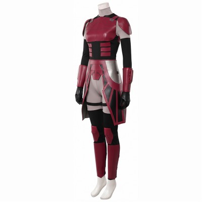 Luke Castellan Women Red Cosplay Costume Halloween Carnival Outfit