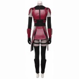 Luke Castellan Women Red Cosplay Costume Halloween Carnival Outfit