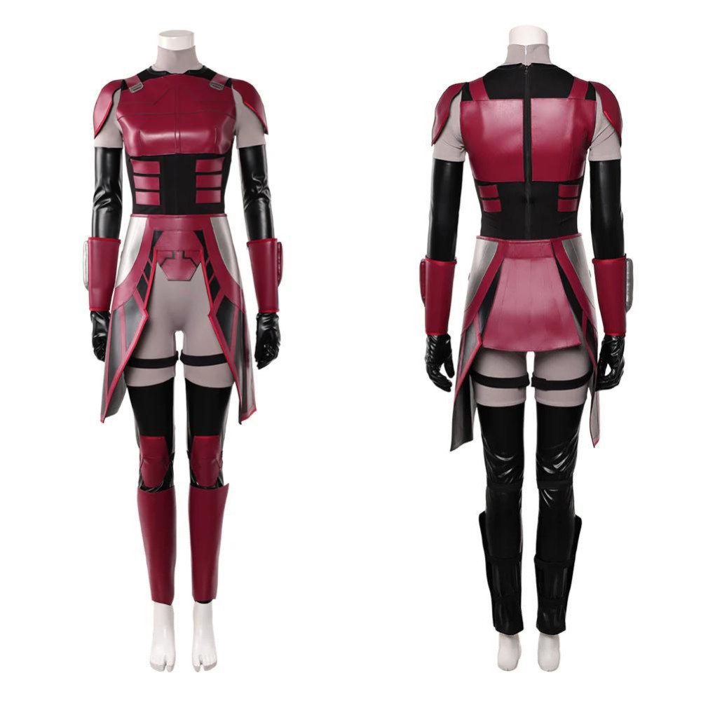 Luke Castellan Women Red Cosplay Costume Halloween Carnival Outfit