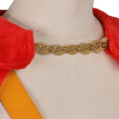 Luffy Elbaf Arc Costume de Cosplay Rouge Tenue d'Halloween Carnaval