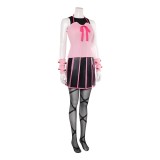 Lucy Steel Women Pink Cosplay Costume Halloween Carnival Outfit