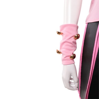 Lucy Steel Women Pink Cosplay Costume Halloween Carnival Outfit