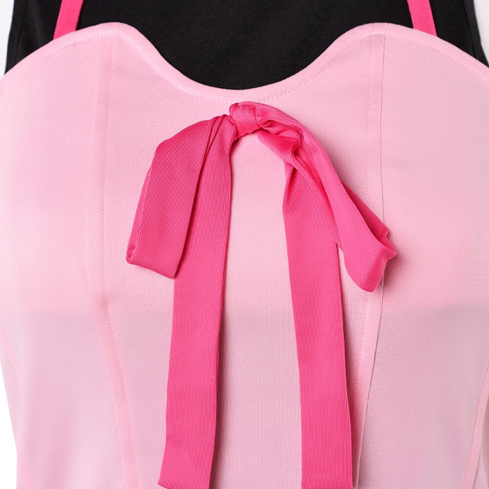 Lucy Steel Women Pink Cosplay Costume Halloween Carnival Outfit