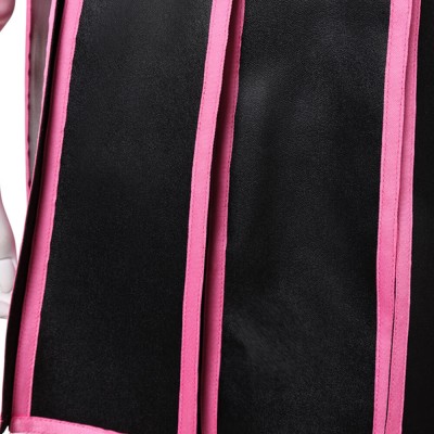 Lucy Steel Women Pink Cosplay Costume Halloween Carnival Outfit