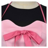 Lucy Steel Women Pink Dress Cosplay Costume Halloween Carnival