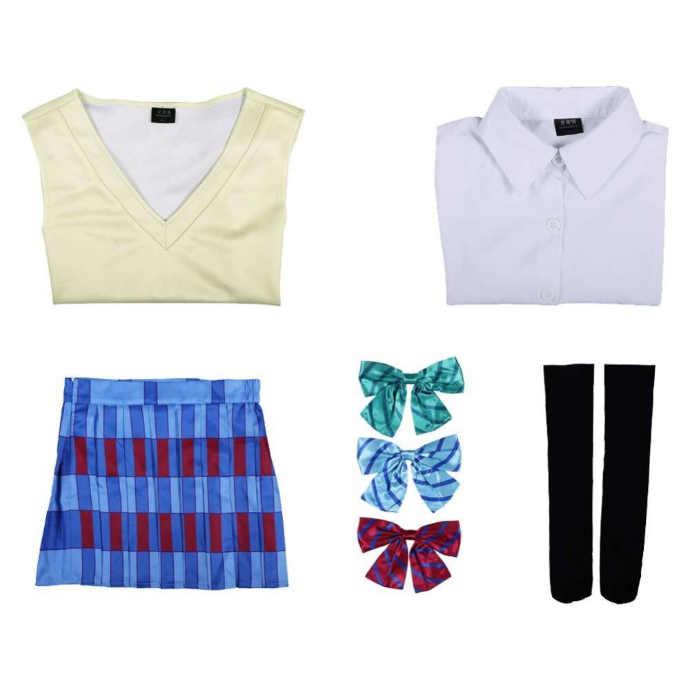 LoveLive Kotori Minami Women White School Uniform Cosplay Costume Halloween Carnival