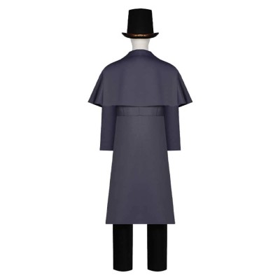 Lord of Mysteries Klein Moretti Blue Trench Coat Set Cosplay Costume Halloween Carnival Outfit