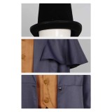 Lord of Mysteries Klein Moretti Blue Trench Coat Set Cosplay Costume Halloween Carnival Outfit