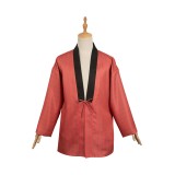 Look Back 2024 Kyoumoto Red Striped Coat Suit Cosplay Costume Halloween Carnival Outfit