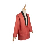Look Back 2024 Kyoumoto Red Striped Coat Suit Cosplay Costume Halloween Carnival Outfit