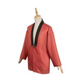 Look Back 2024 Kyoumoto Red Striped Coat Suit Cosplay Costume Halloween Carnival Outfit