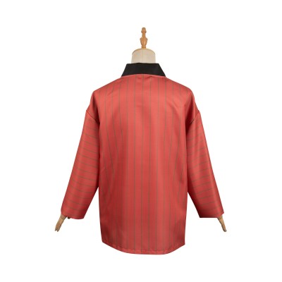 Look Back 2024 Kyoumoto Red Striped Coat Suit Cosplay Costume Halloween Carnival Outfit