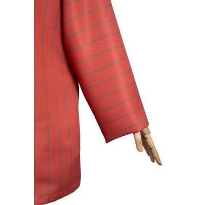Look Back 2024 Kyoumoto Red Striped Coat Suit Cosplay Costume Halloween Carnival Outfit