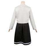 Regardez en arrière 2024 Ayumu Fujino Ensemble de robe pour femmes Costume de cosplay Tenue de carnaval d'Halloween