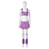 Lollipop Chainsaw RePOP Juliet Jupe Violette Ensemble Complet Costume Cosplay Halloween Carnaval Tenue