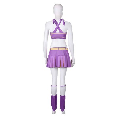 Lollipop Chainsaw RePOP Juliet Jupe Violette Ensemble Complet Costume Cosplay Halloween Carnaval Tenue