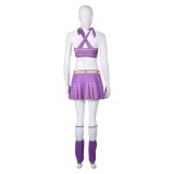 Lollipop Chainsaw RePOP Juliet Jupe Violette Ensemble Complet Costume Cosplay Halloween Carnaval Tenue