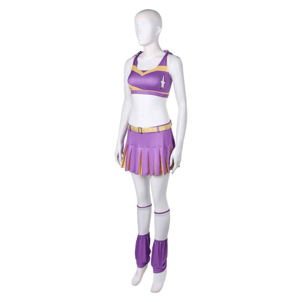 Lollipop Chainsaw RePOP Juliet Jupe Violette Ensemble Complet Costume Cosplay Halloween Carnaval Tenue