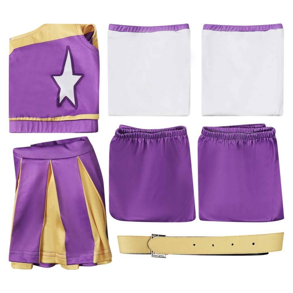 Lollipop Chainsaw RePOP Juliet Jupe Violette Ensemble Complet Costume Cosplay Halloween Carnaval Tenue