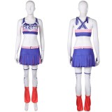 Lollipop Chainsaw: RePop Juliet Purple Cheerleader Dress Cosplay Costume Halloween Carnival Outfit