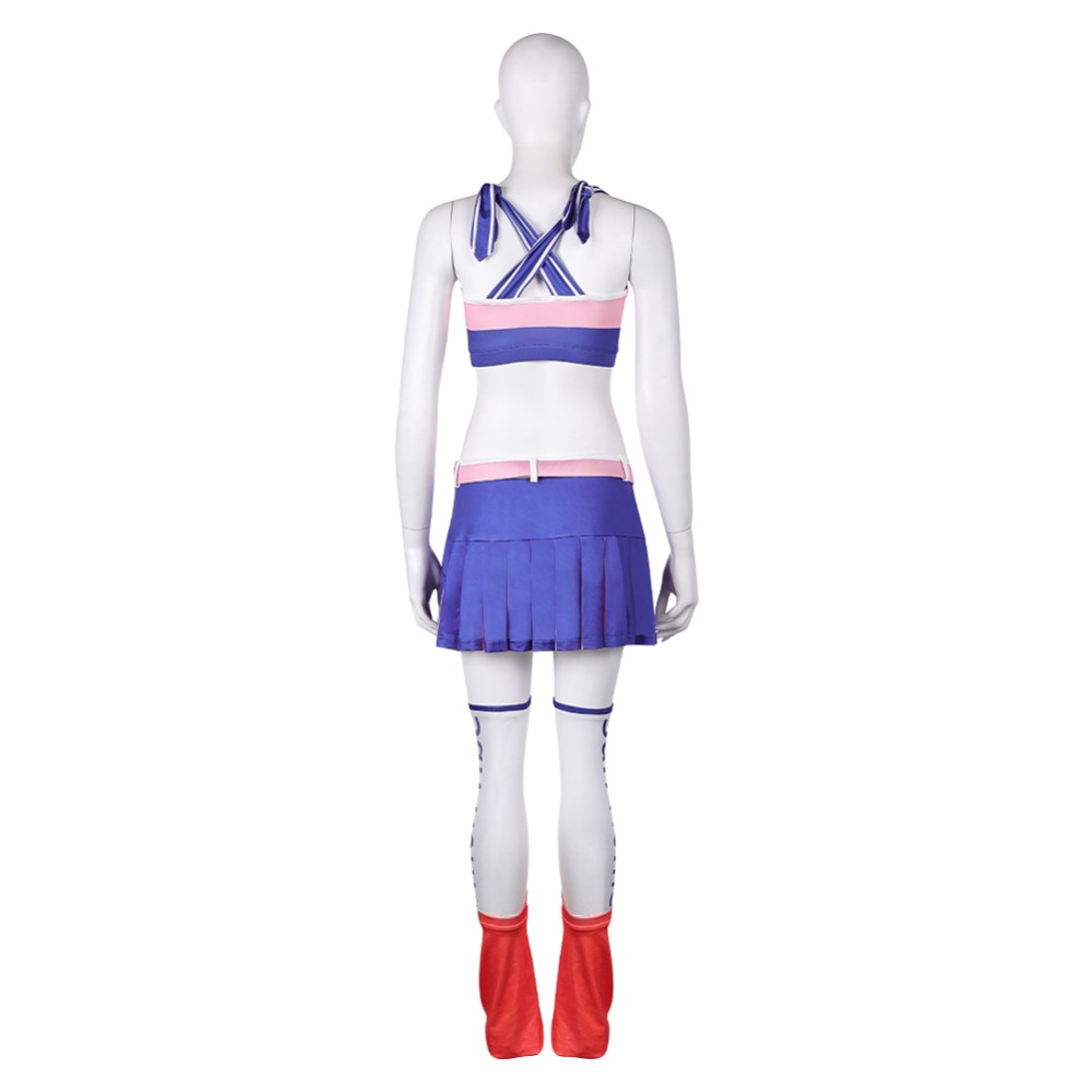 Lollipop Chainsaw: RePop Juliet Purple Cheerleader Dress Cosplay Costume Halloween Carnival Outfit