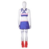 Lollipop Chainsaw: RePop Juliet Purple Cheerleader Dress Cosplay Costume Halloween Carnival Outfit