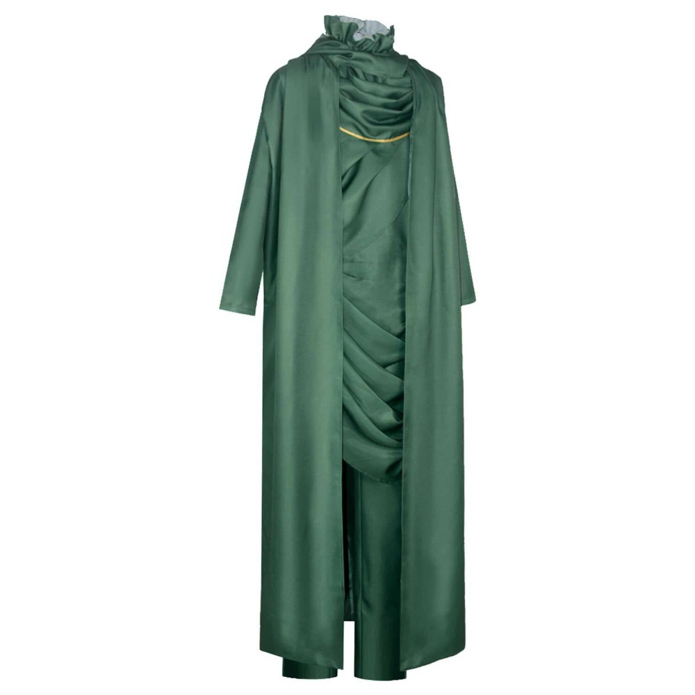Loki Season 2 Loki Green Robe Set Suit Cosplay Costume Halloween Carnival Outfit
