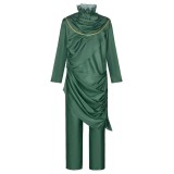Loki Season 2 Loki Green Robe Set Suit Cosplay Costume Halloween Carnival Outfit