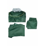Loki Season 2 Loki Green Robe Set Suit Cosplay Costume Halloween Carnival Outfit