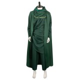 Loki Green Cloak Set Suit Cosplay Costume Halloween Carnival Outfit