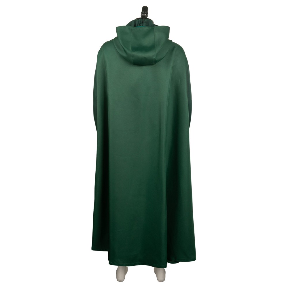 Loki Green Cloak Set Suit Cosplay Costume Halloween Carnival Outfit