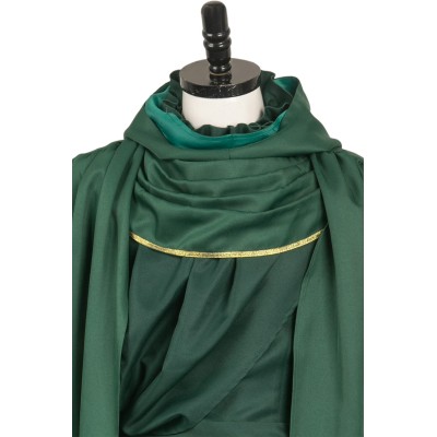 Loki Green Cloak Set Suit Cosplay Costume Halloween Carnival Outfit