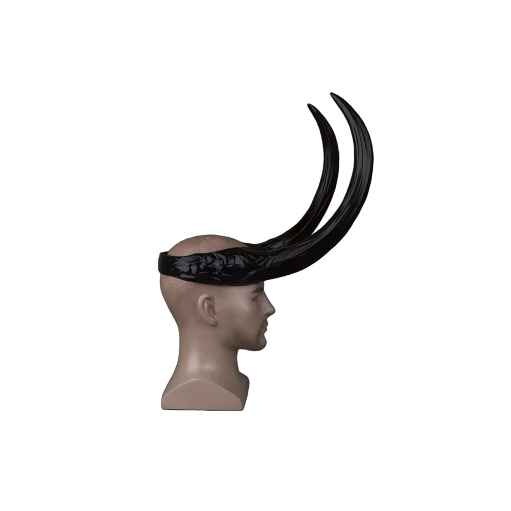 Loki Masque de Casque Bandeau Noir Accessoires de Fête Mascarade Carnaval Costume Cosplay Halloween Carnaval
