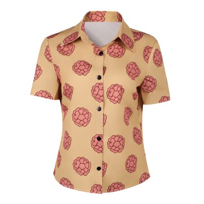 Live-Action Tashigi Women Yellow Top Cosplay Costume Halloween Carnival Outfit