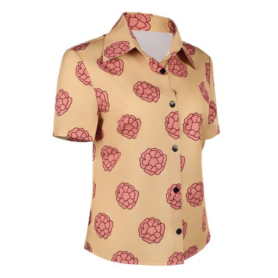 Live-Action Tashigi Women Yellow Top Cosplay Costume Halloween Carnival Outfit
