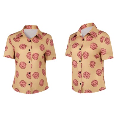 Live-Action Tashigi Women Yellow Top Cosplay Costume Halloween Carnival Outfit