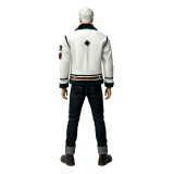 Costume de cosplay de fumeur en direct avec manteau blanc pour Halloween et carnaval
