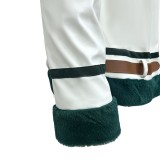 Costume de cosplay de fumeur en direct avec manteau blanc pour Halloween et carnaval
