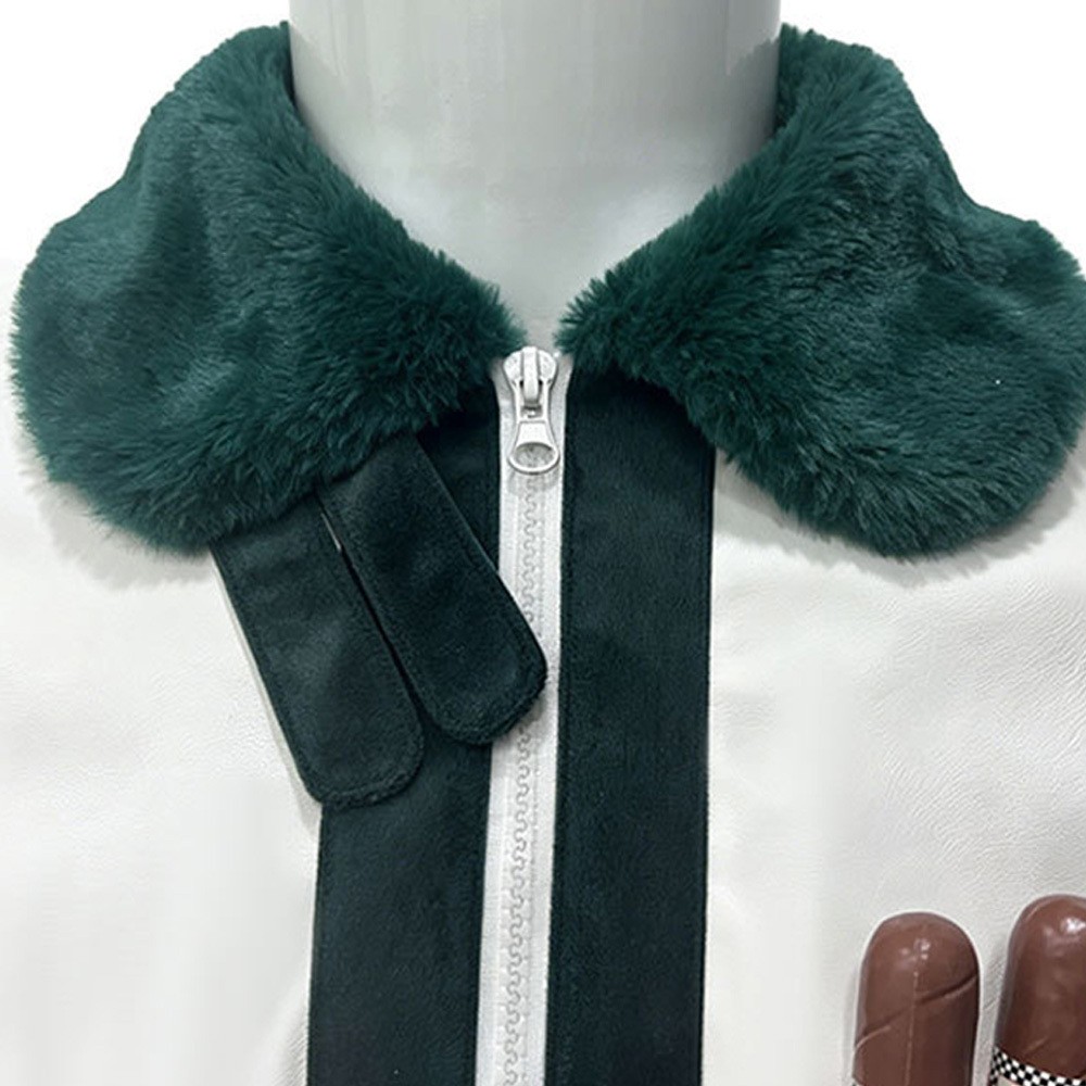 Costume de cosplay de fumeur en direct avec manteau blanc pour Halloween et carnaval