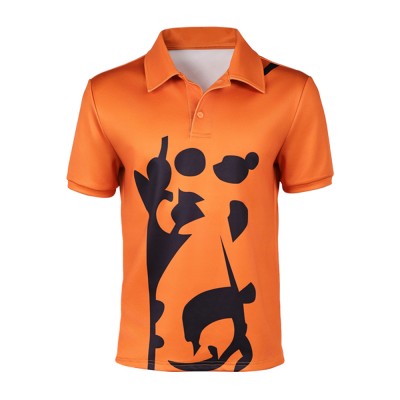 Live-Action Sanji Orange Top Cosplay Costume Halloween Carnival Outfit
