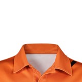 Costume de cosplay Sanji haut orange en live-action pour Halloween et carnaval
