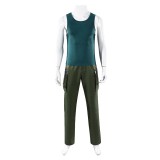 Live-Action Roronoa Zoro Blue Cosplay Costume Halloween Carnival Outfit