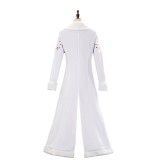 Manteau trench blanc femme Niko Robin en live-action costume de cosplay tenue de carnaval Halloween