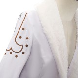 Manteau trench blanc femme Niko Robin en live-action costume de cosplay tenue de carnaval Halloween
