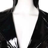 Live-Action Nico Robin Women Black Suit Cosplay Costume Halloween Carnival Outfit
